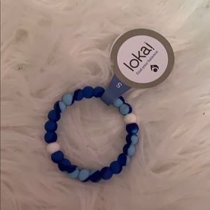 Blue tie dye lokai bracelet